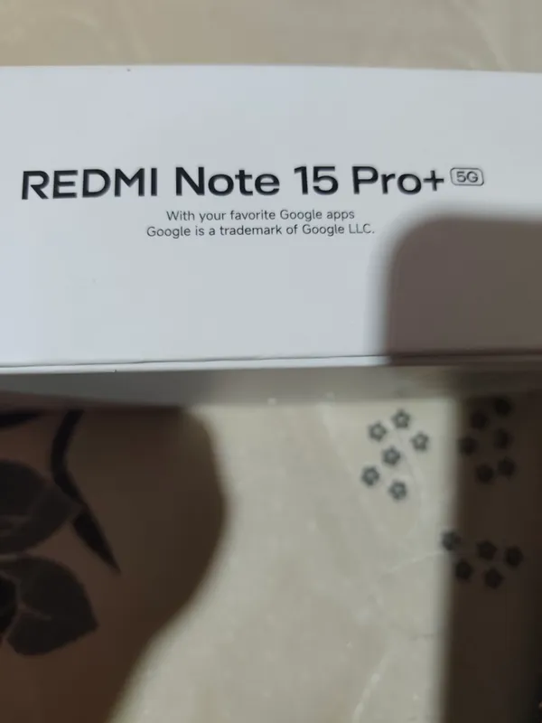 Redmi note 15 pro plus 5G 12 g 512 100 w 5