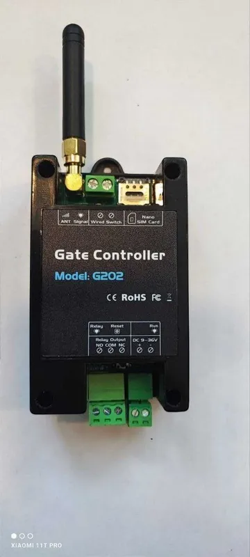 GSM контроллер (GSM реле управления воротами) с SIM картой G202 RTU