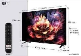 Телевизор TCL 55 4K UHD Dolby audio AipQ processor Прошивка +Доставка — фото 1