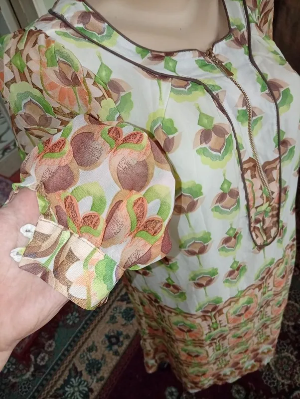 Куйлак туника платье шифон велюр 3