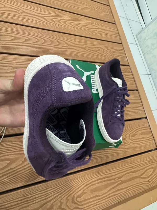 Puma suede midnight plum frosted ivory 40 размер — фото 3