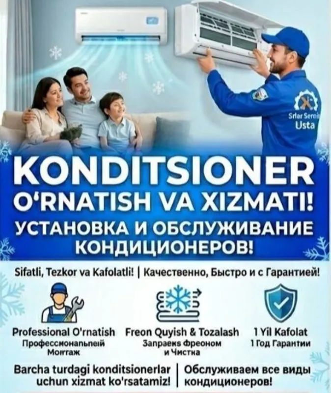 Kondinsoner o'rnatamiz