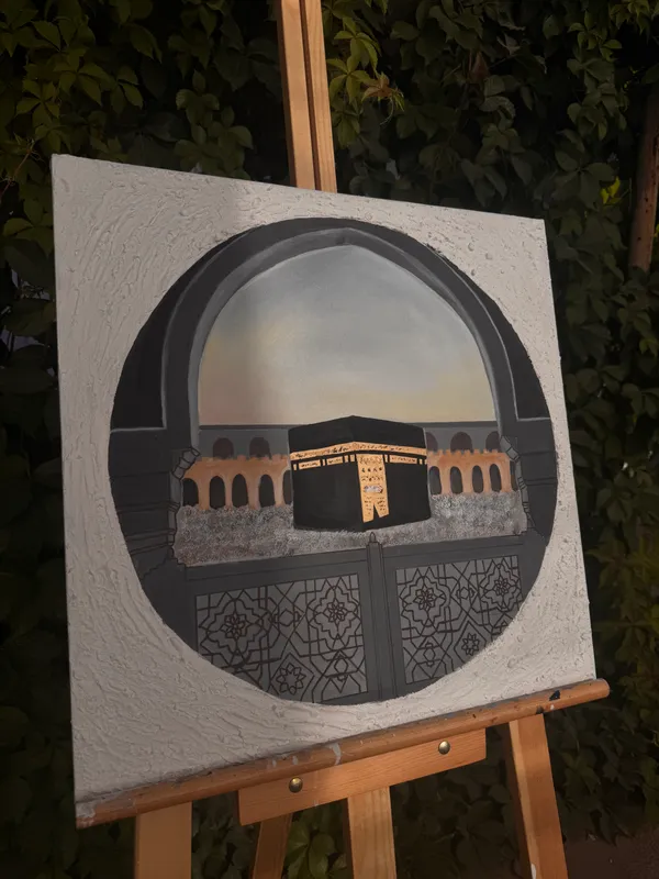 Sotiladi:Islomiy mavzuda chizlgan kartina(50x50sm) 4 Sotiladi:Islomiy mavzuda chizlgan kartina(50x50sm) 4