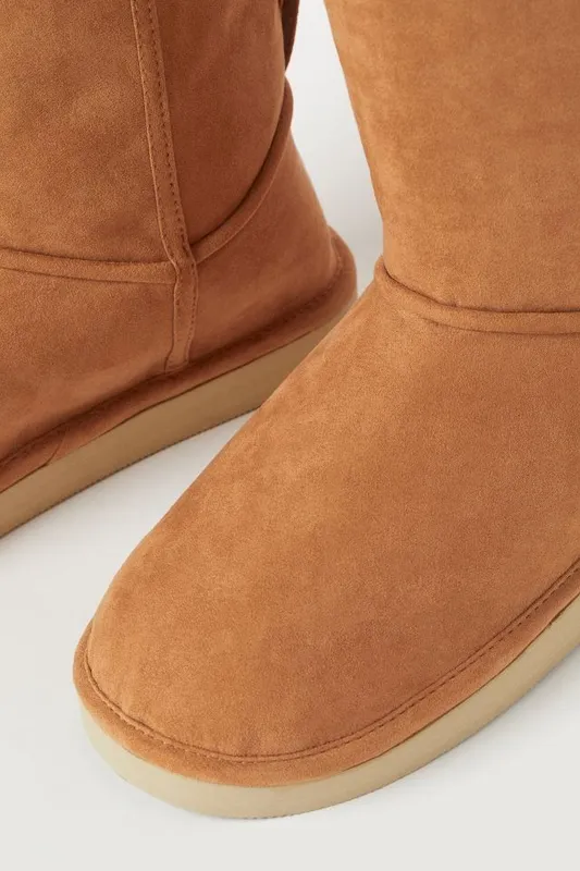 высокие теплые угги h&m 35 размер camel ДОСТАВКИ НЕТ ниже себестоимост — фото 3