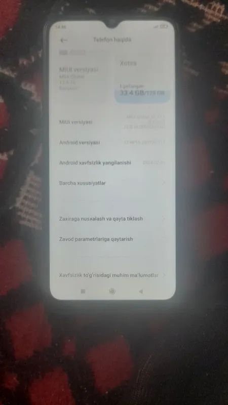 redmi 10a xotirasi128gb