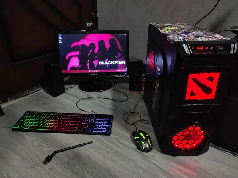игровой компьютер в кастомном кейсе Dota 2/дота 2 игровой компьютер в кастомном кейсе Dota 2/дота 2