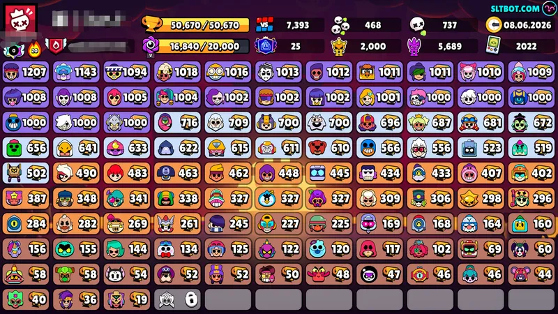 BRAWL STARS аккаунт 50к 102 бойцов, 1 марс. — фото 4
