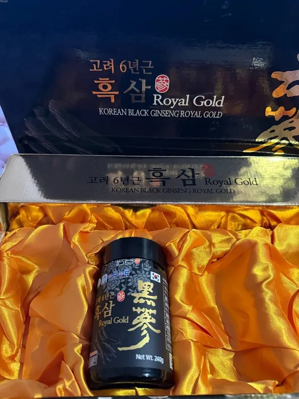 Royal Gold black ginseng koreyaning biologik faol qoʻshimchasi