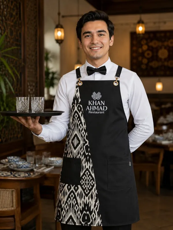 Milliy va klassik uslubda restoran formalari, nimchalar, fartuklar — фото 2 Milliy va klassik uslubda restoran formalari, nimchalar, fartuklar — фото 2