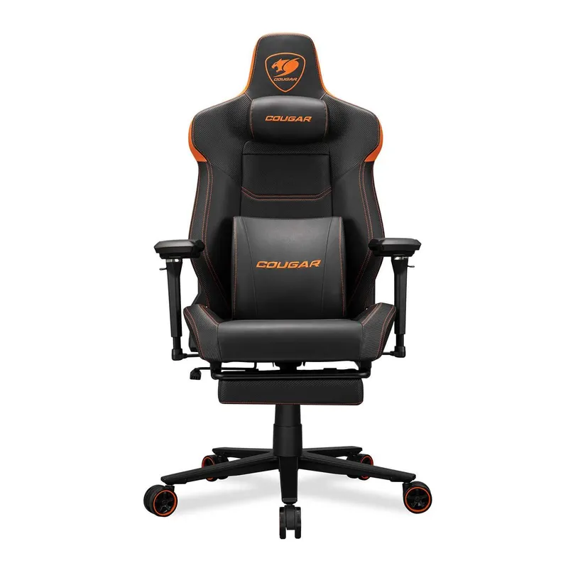 Игровое кресло для геймеров Cougar Armor EVO M Оранжевый и Золотой — фото 5