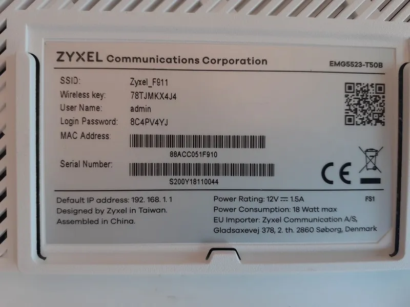 Wi-Fi Router ZYXEL 2,4G/5G — фото 4