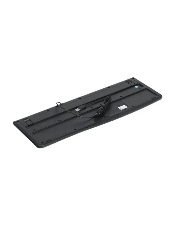 Клавиатура Logitech K120 920-002506/22 (мембранная, проводная, USB, 104 клавиши, черная) — фото 4