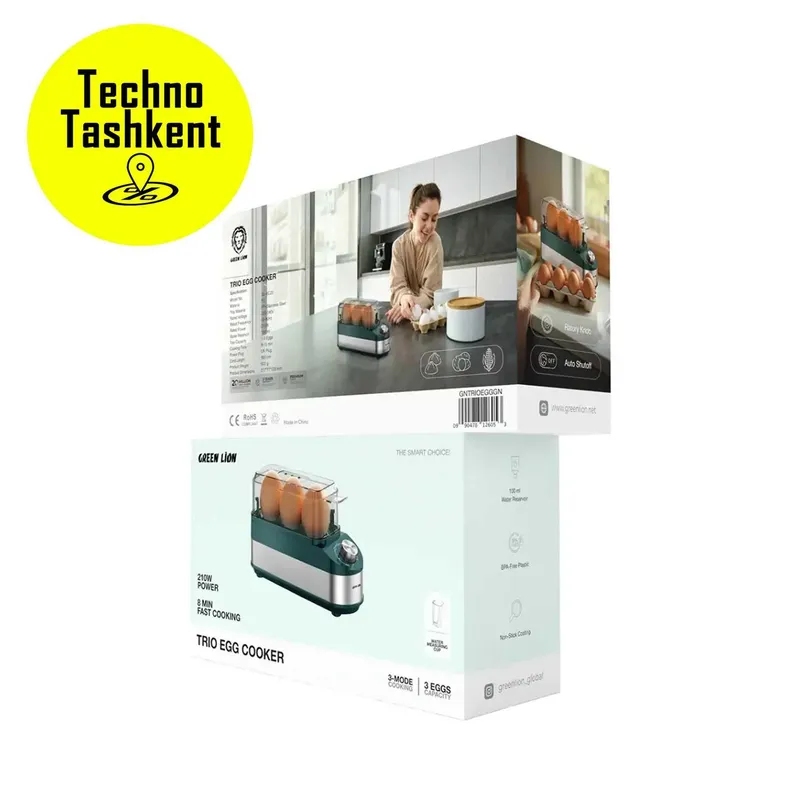 Яйцеварка Green Lion, вместимость 6 яйца, 400W, 230 Вт, компактный — фото 2