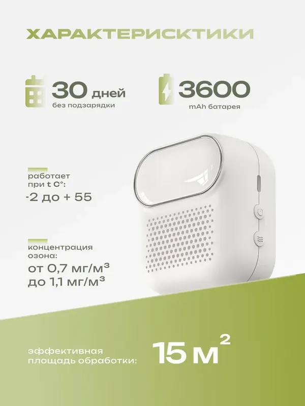 Озонатор для холодильника LUFTR USB — фото 8