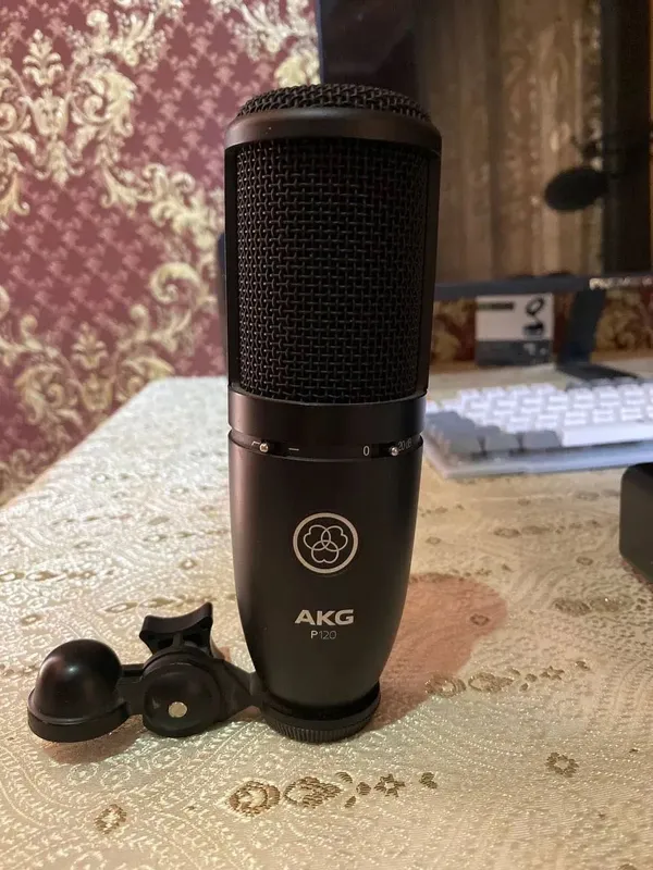 Звуковая карта focusrite и микрофон akg p120 — фото 1