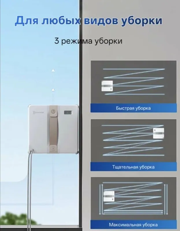 Робот мойщик окон, прост в использовании, хороший подарок на 8 марта — фото 2