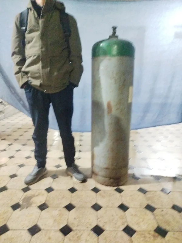 Paropan balon uyga 100 litr toldir gazi bilan
