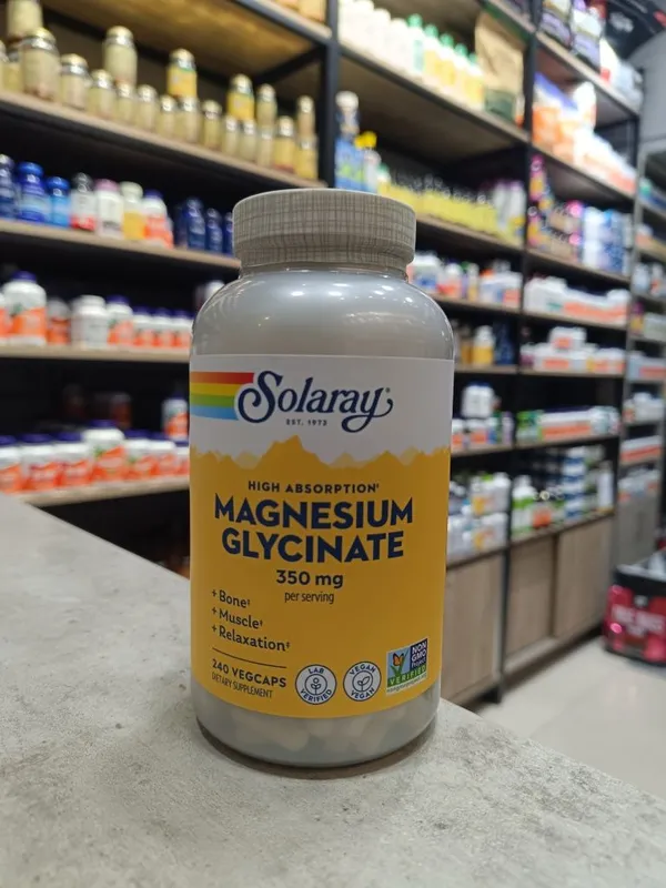 Solaray magnesium glycinate 240 veg capsules