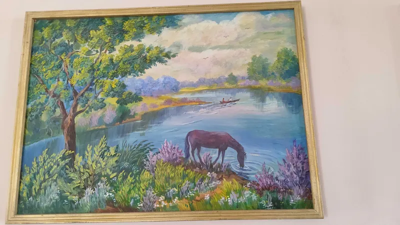 Картины природа холст, масло. Народный худ Серекеев Базарбай 7 Картины природа холст, масло. Народный худ Серекеев Базарбай 7