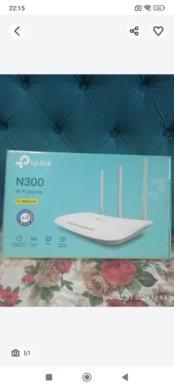 Роутер ТП линк N300 продам — фото 1