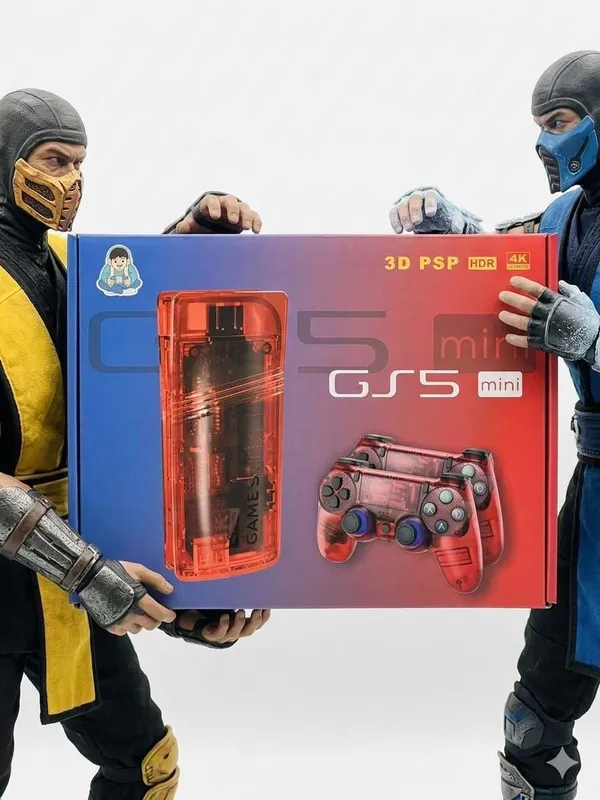 Игровая приставка Game Stick GS5 Mini / 3D PSP o'yinlar / 2 pulta