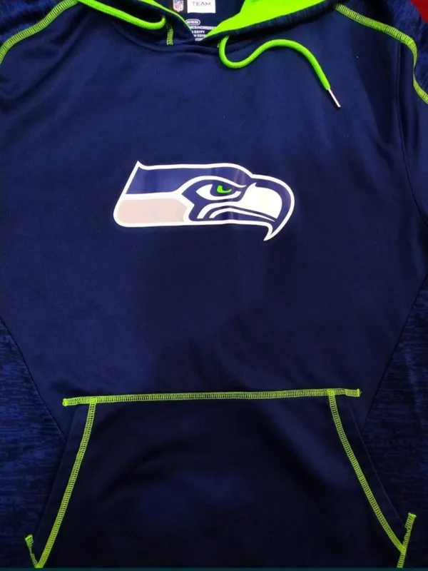Из США мужская толстовка, с капюшоном Seattle Seahawks Performance — фото 2