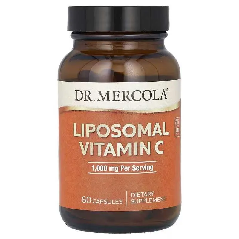 Dr. Mercola, липосомальный витамин C, 60 капсул (500 мг в 1 капсуле) — фото 1