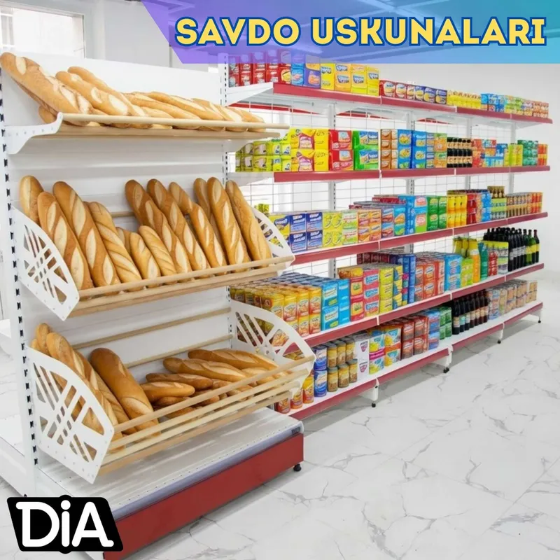 Стеллаж металлический торговый, polkalar savdo tokcha