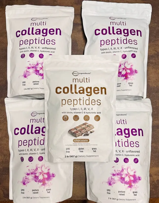 Multi Collagen Peptides,5 xil,biotin,vitamin c,