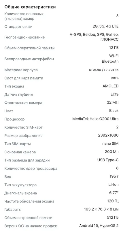 Смартфон Xiaomi Redmi Note 15 Pro 12/512 черный — фото 6