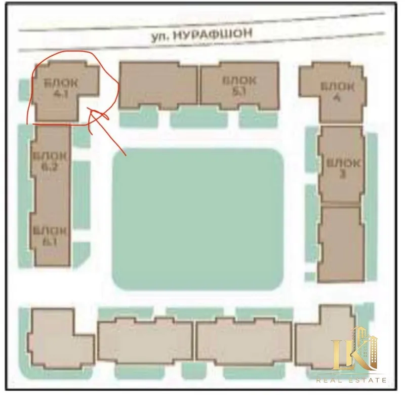 Продаётся 2-комнатная квартира (коробка) 54,25 м² в ЖК Kox-Ota — фото 1