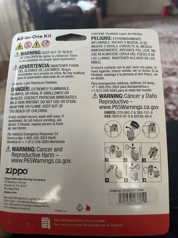 Оригинальный набор Zippo All-in-One Kit — фото 1