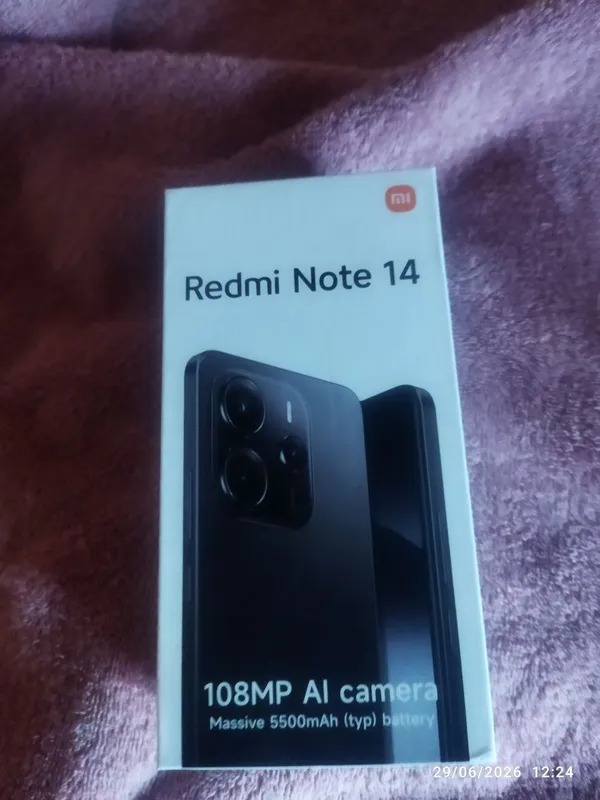 Redmi not 14 holati yangi faqat ochilgan