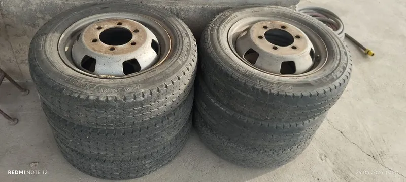 Продаются покрышки с дисками на газель, в хорошем состояние.!