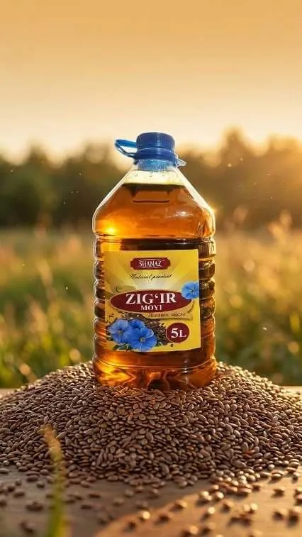 Zig'ir zig'r zigr {льняное масло} yog'i 5 litr