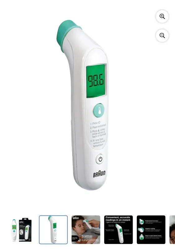 Продаю термометр Braun Sensian Swipe 5 (TempleSwipe) — фото 1
