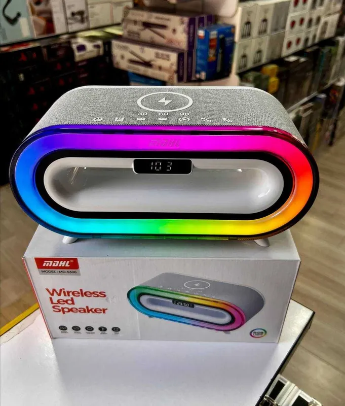 Умная колонка RGB устройство с функцией ночника/будильника. — фото 4