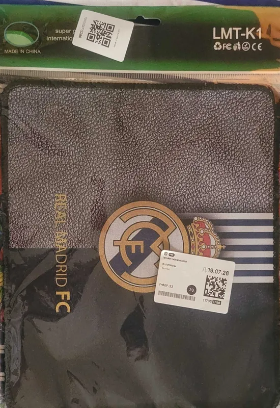 Kompyuter sinqonchasi uchun Real Madrid logotipli kovrik 2