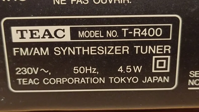 Тюнер Teac TR-400 6 Тюнер Teac TR-400 6