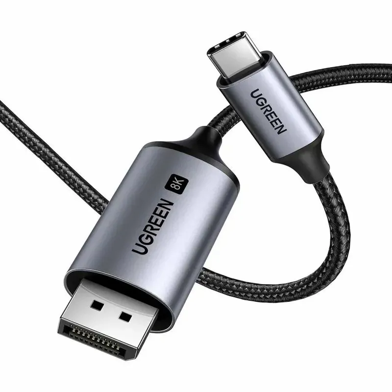 UGREEN USB-C to DisplayPort 8K кабель 1м — фото 1 UGREEN USB-C to DisplayPort 8K кабель 1м — фото 1