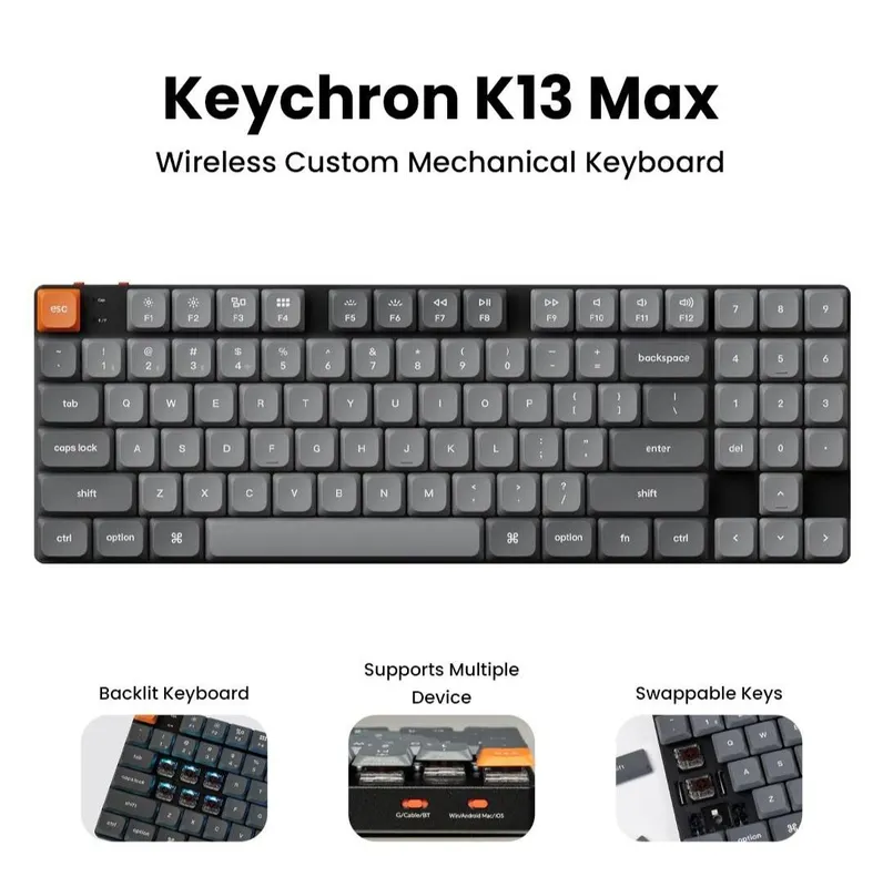 Keychron k13 max Беспроводная Механическая Клавиатура