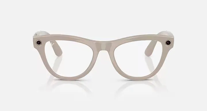 Очки Ray-Ban Meta SKYLER в цвете SHINY CHALKY GRAY — фото 1