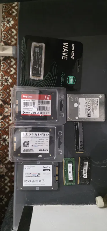 Ssd , nvme и оперативная память для ноутбука.