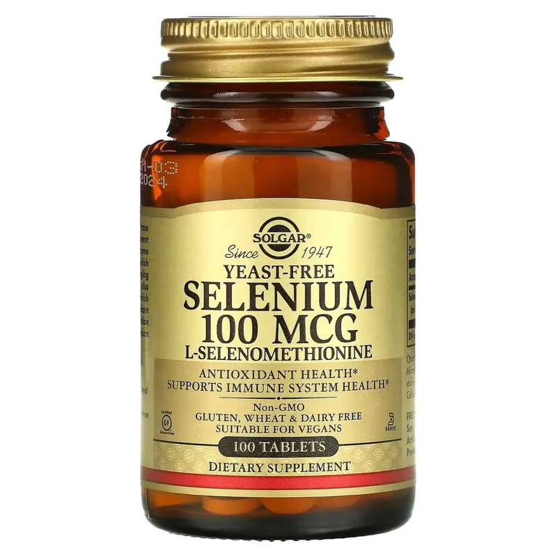 Солгар селен 100мкг., Solgar selemium 100 mcg