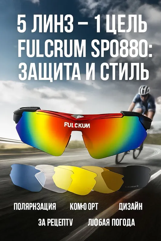 FULCRUM SP0880: ЗАЩИТА И СТИЛЬ "ОЧКИ"