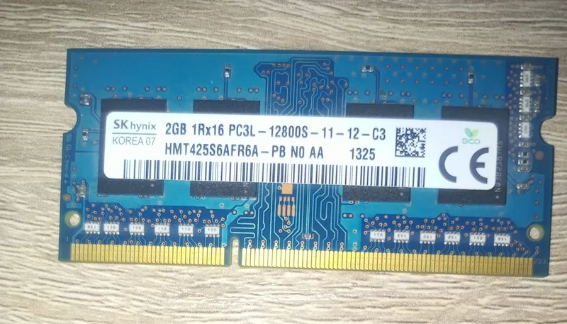 Оперативная память 2ГБ SO-DIMM DDR3 1600МГц