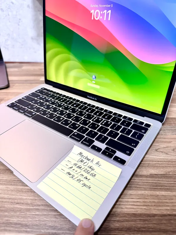 MacBook AirM1 Silver 8/256-noutbuk(Макбук-Ноутбук) — фото 4