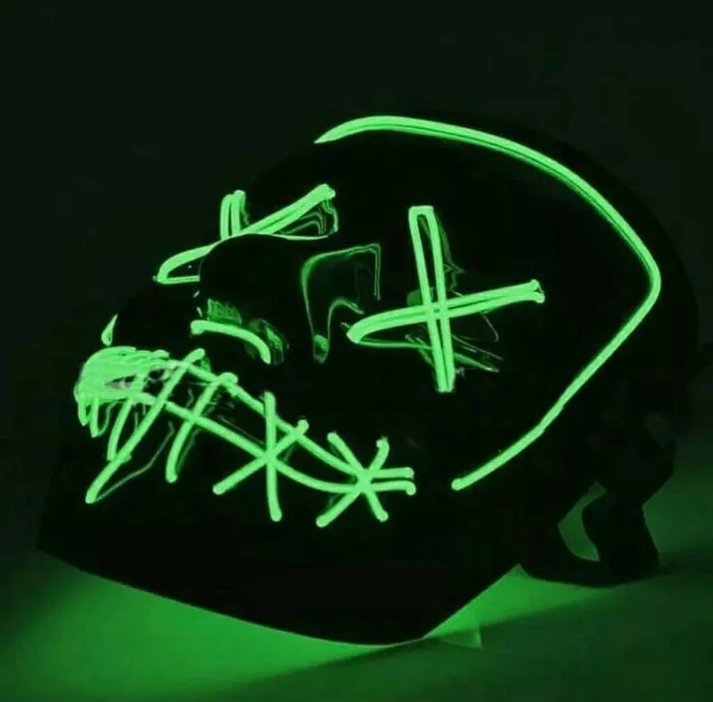 Неоновая маска Neon maska — фото 3