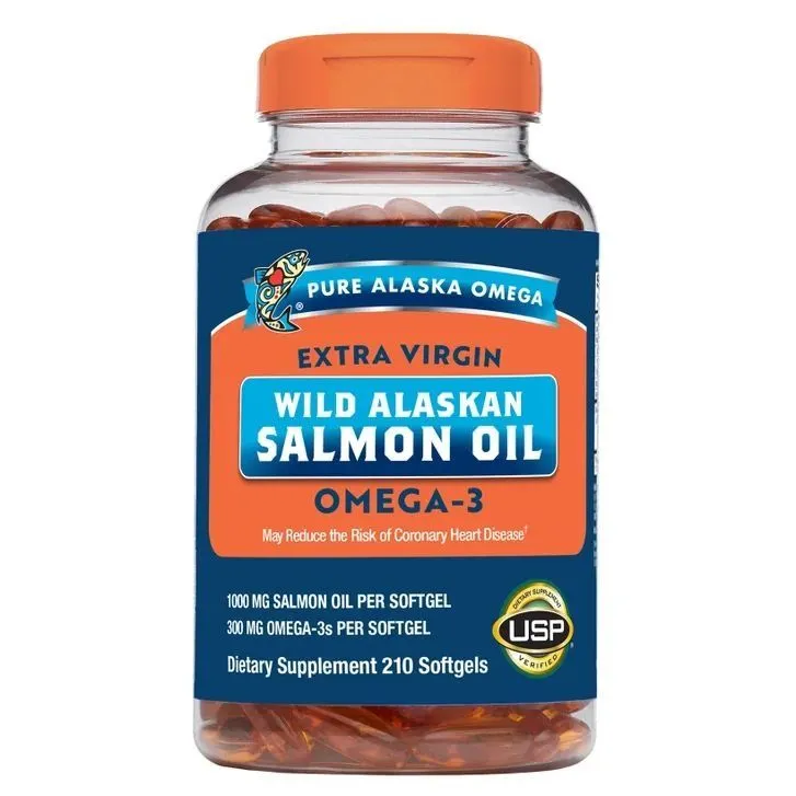 PURE ALASKA OMEGA Wild Salmon Oil 1000 mg 210 капсул