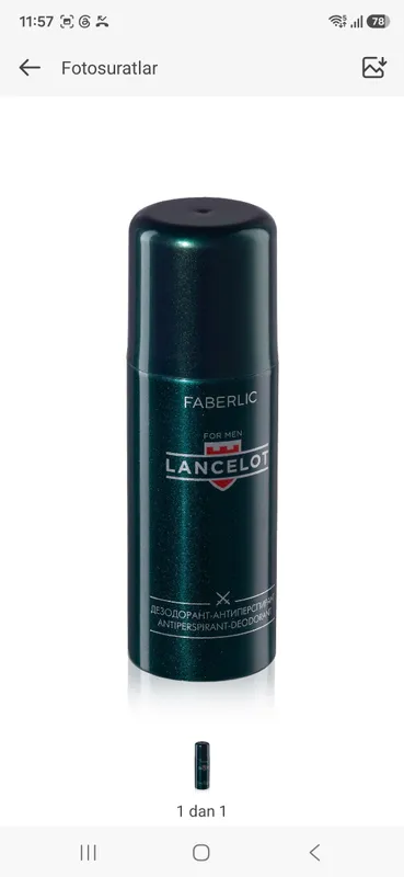 Lancelot Faberlic mahsulotlari 2